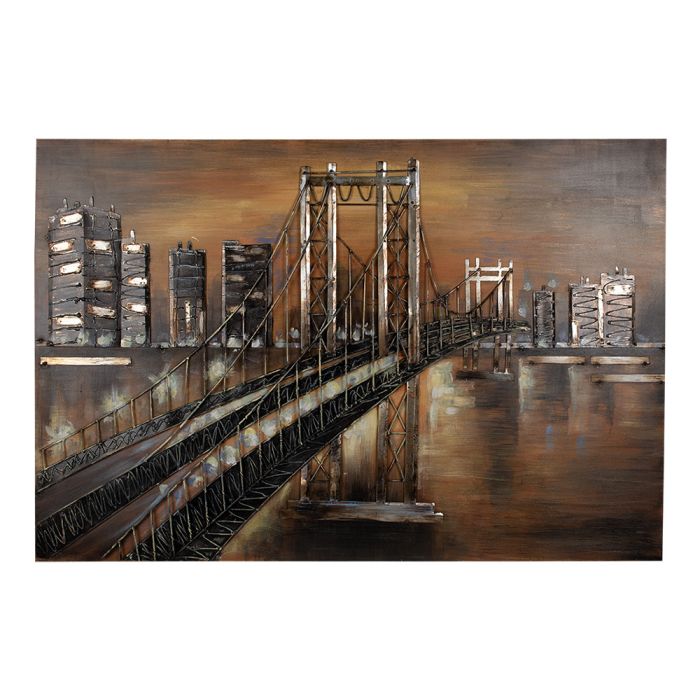 Wall Art skyline 120x5x80 cm - pcs