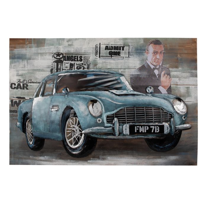 Wall Art car 120x6x80 cm - pcs