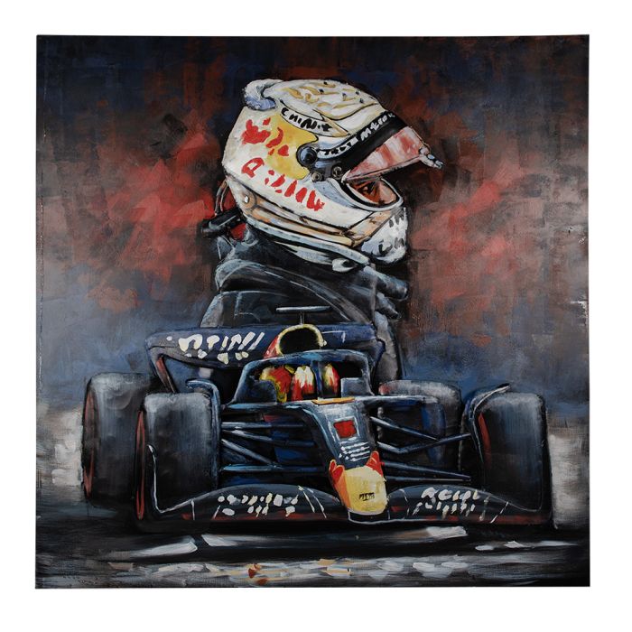 Wall Art race car 100x5x100 cm - pcs