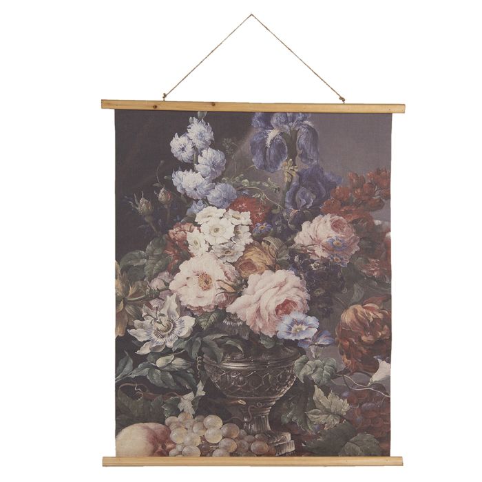 Wall chart with flowers 80x2x100 cm - pcs