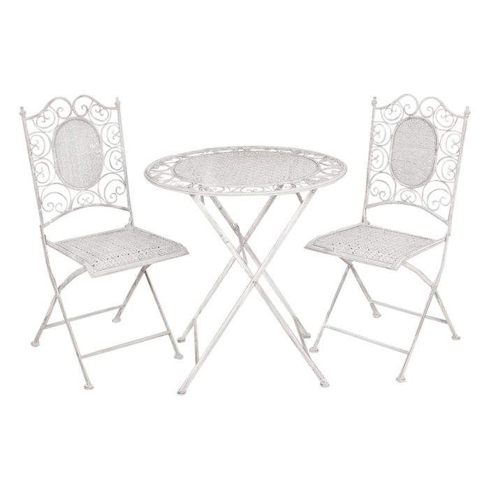 Table + 2 chairs ? 70x75 / 41x48x95 cm (2) - set (3) 