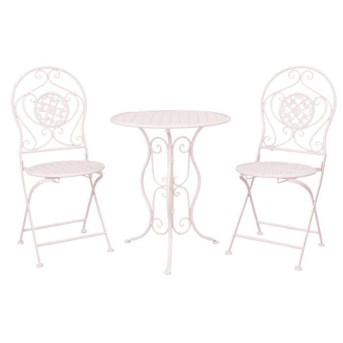 Table + 2x Chair ? 60x70 / 40x40x92 cm (2) - set (3) 
