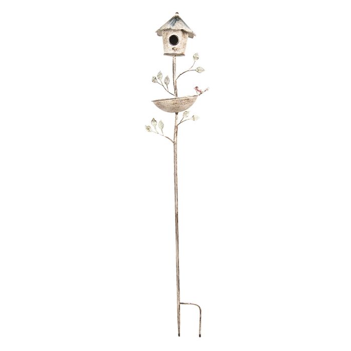 Garden stake birdhouse 28x25x132 cm - pcs