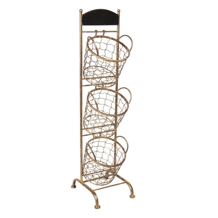 Rack with baskets 30x25x98 cm - pcs