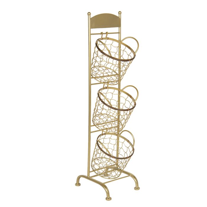 Rack with baskets 30x25x98 cm - pcs