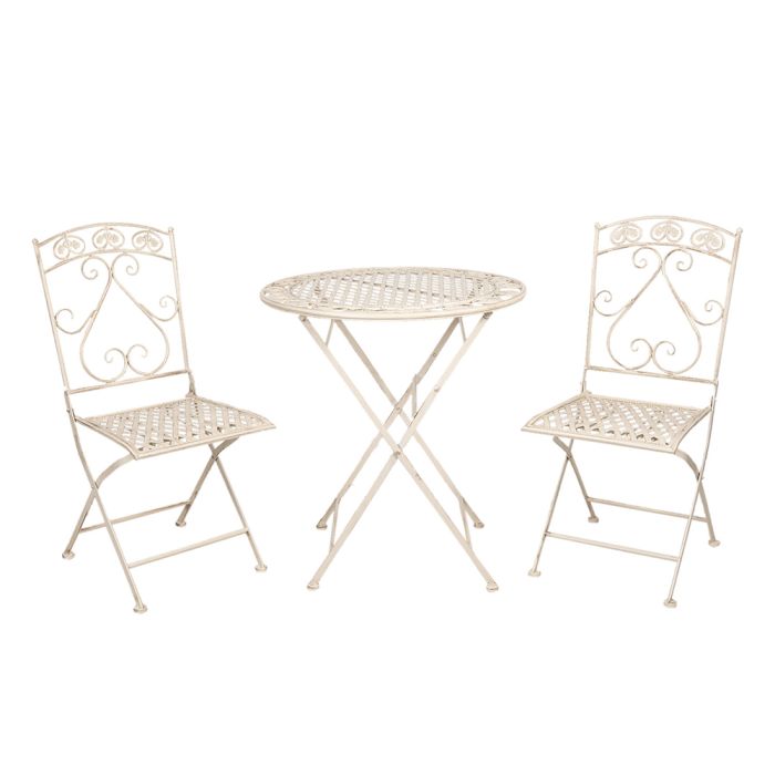 Table + 2x Chairs ? 70x76 / 39x48x91 cm (2) - set (3) 
