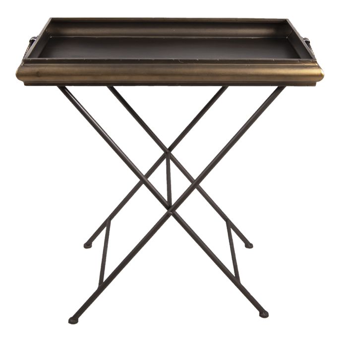Side table / Tray with stand 66x40x61 cm - pcs     