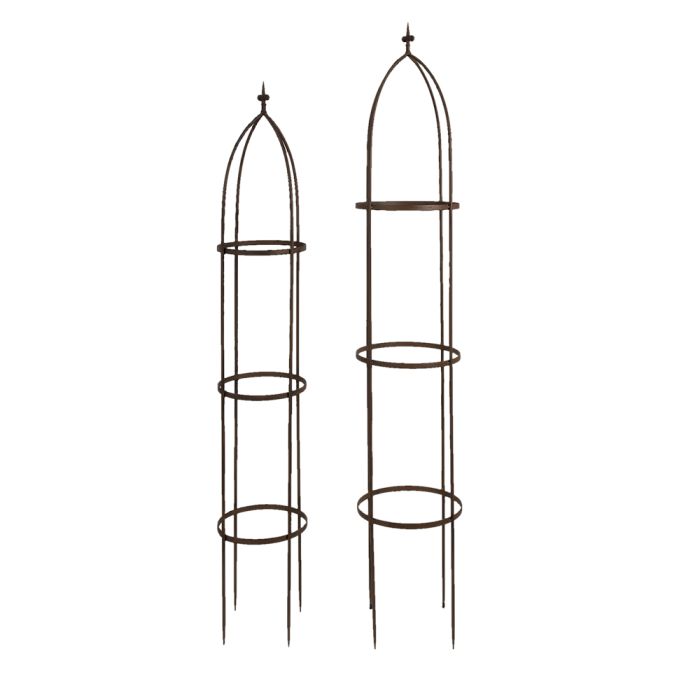 Climbing plant rack (2) 31x31x180 / 26x26x162 cm - set (2)