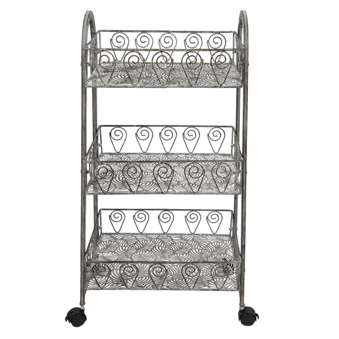 Rack with baskets 37x26x80 cm - pcs