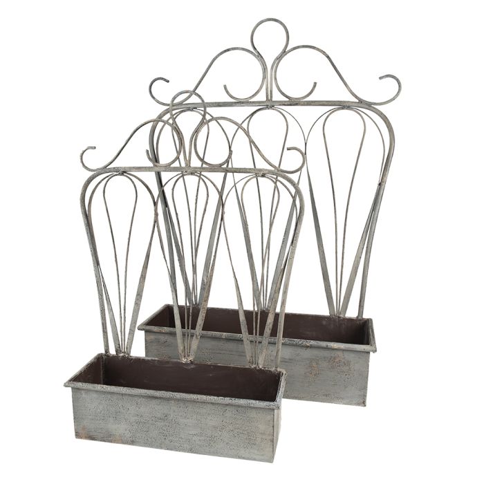 Plant Holder (2) 49x15x70 / 38x12x55 cm - set (2)