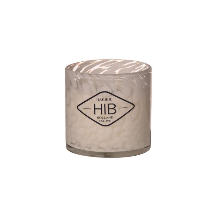Hib White Musk Cylinder Scented Candle tijger white H8 D8