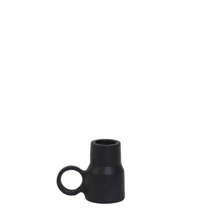 Candle holder 7,5x4,5x6,5 cm OPPILO matt black