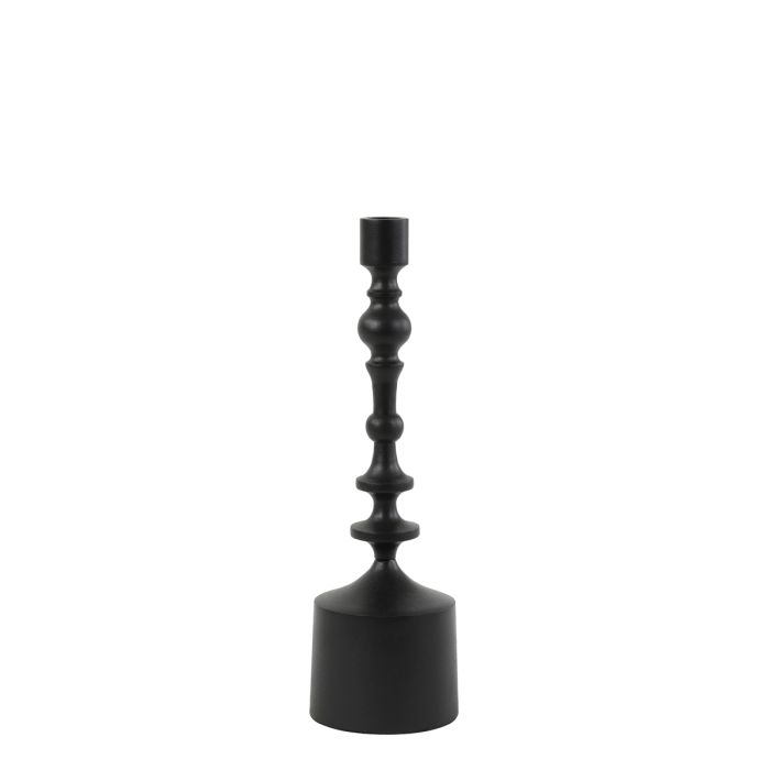 Candle holder Ø10x34 cm SHEVA matt black