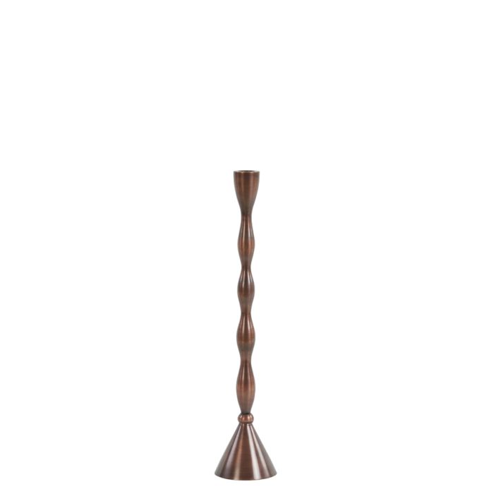 Candle stick Ø8,5x40,5 cm PALINI antique copper