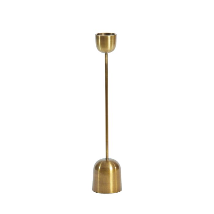 Candle stick tealight Ø6,5x30,5 cm KANDY antique bronze