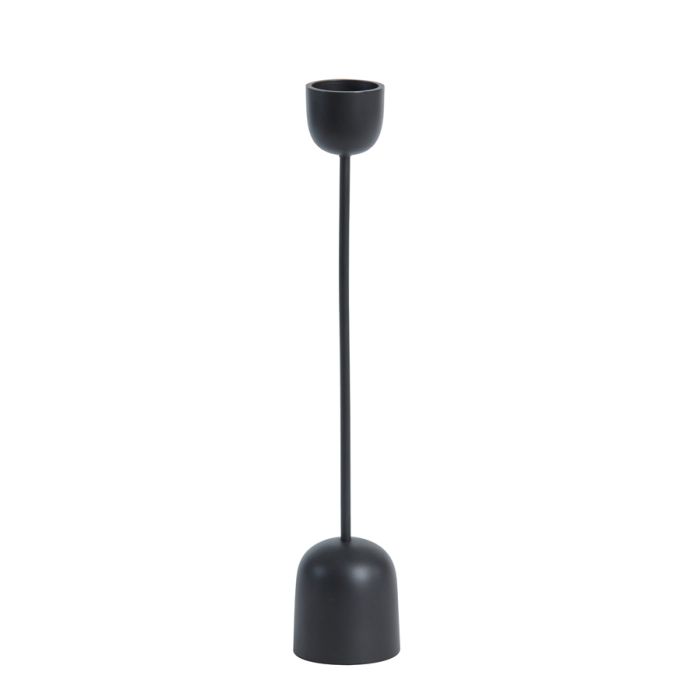 Candle stick tealight Ø6,5x35,5 cm KANDY matt black