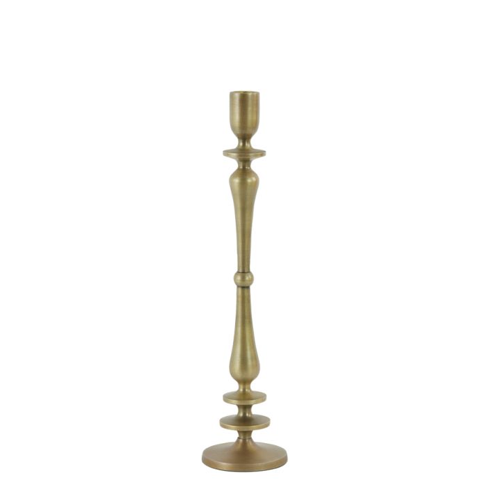 Candle stick Ø10x45 cm YAHVI antique bronze