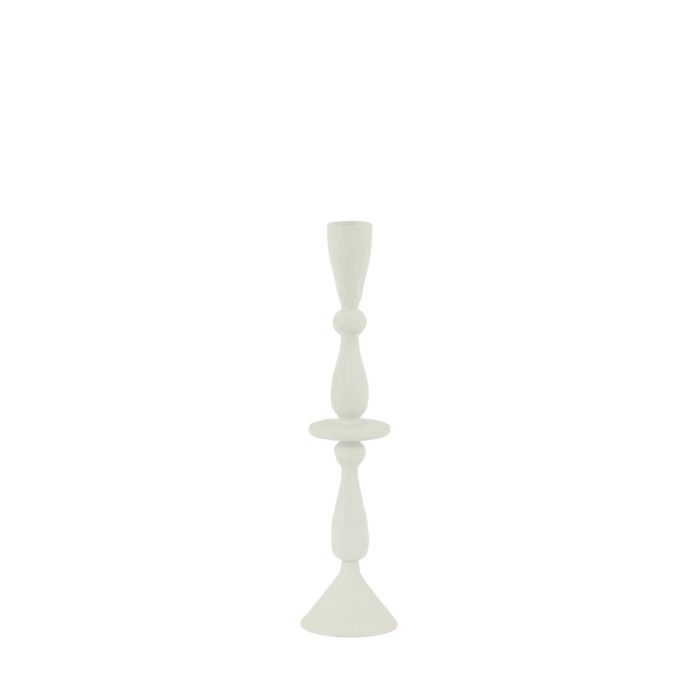 Candle stick Ø7x28,5 cm CASANDRA cream