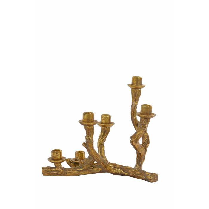 Candle stick 35x27,5x30 cm TWIG antique bronze