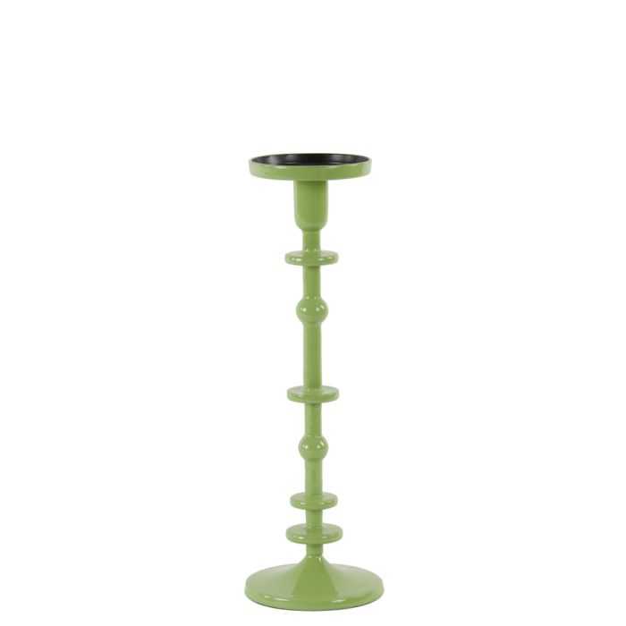 Candle stick Ø14,5x46 cm YAIRA shiny light green