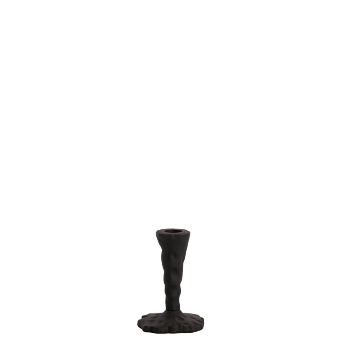 Candle stick Ø9x12 cm SOLAMAZA matt black