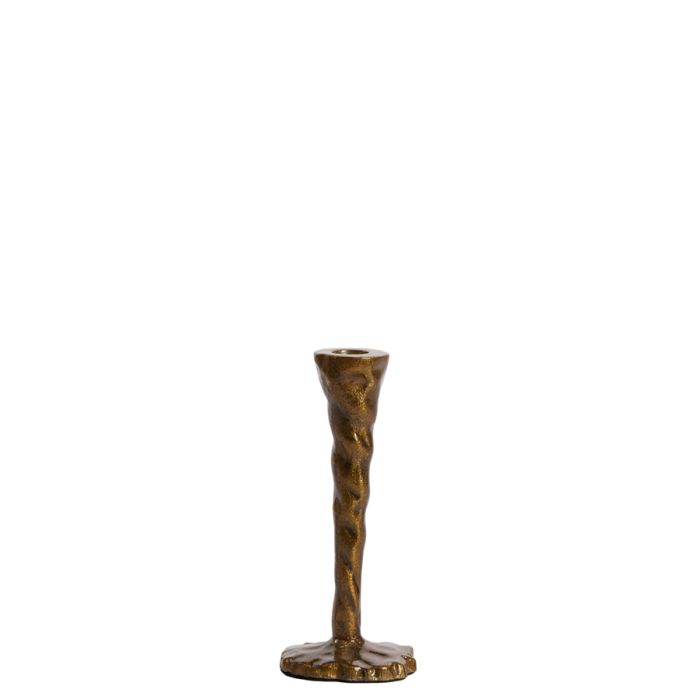 Candle holder Ø9,5x20 cm SOLAMAZA antique bronze