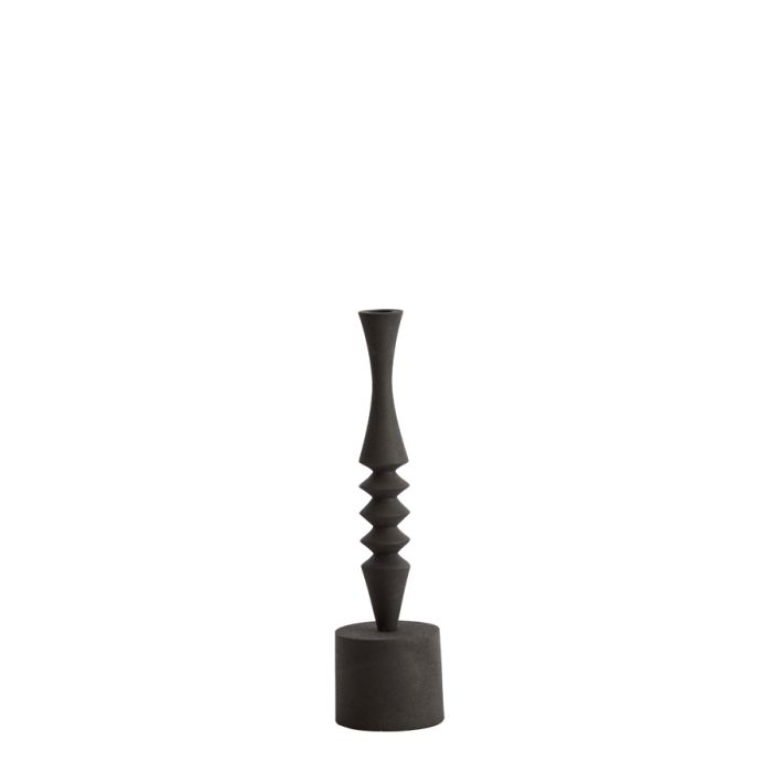 Candle stick Ø10x35 cm MISTRY matt black