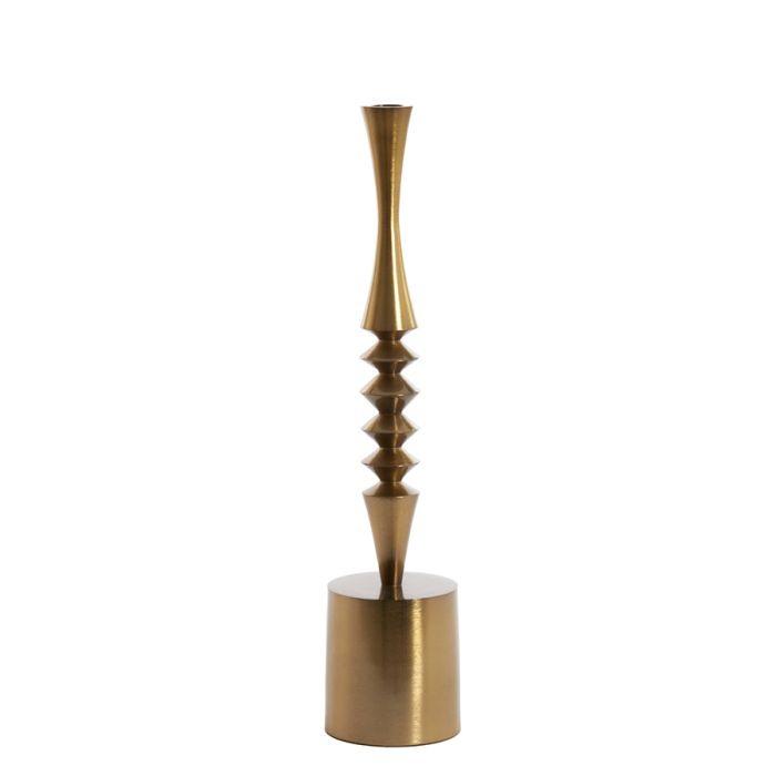 Candle stick Ø10x45 cm MISTRY shiny black nickel
