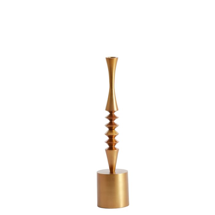 Candle stick Ø10x45 cm MISTRY brown-bronze