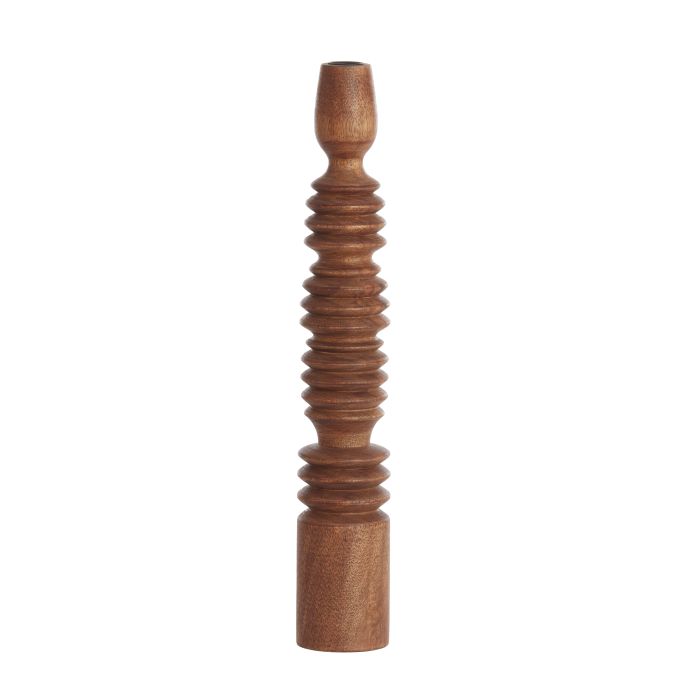 Candle stick Ø7,5x45,5 cm AFIFE wood russet