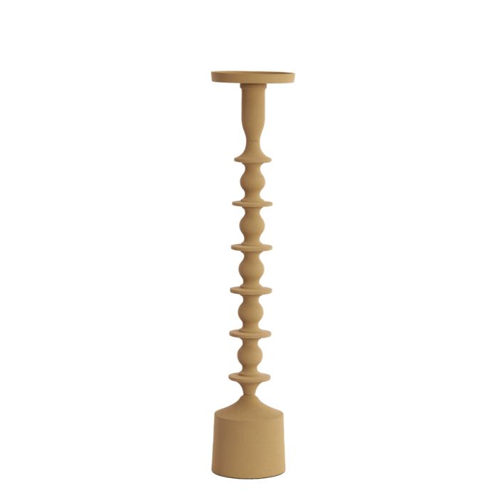 Candle holder Ø11x54,5 cm MERAKO matt beige