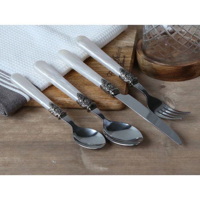 Linas Cutlery w. silver deco set of 4 