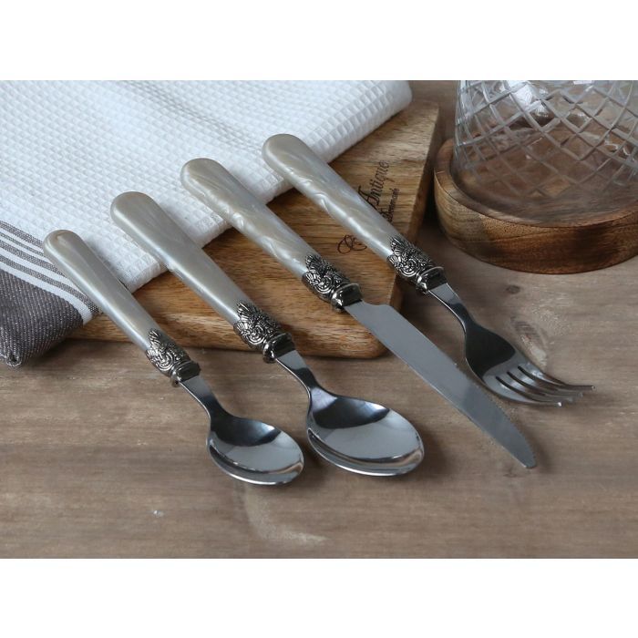 Linas Cutlery w. silver deco set of 4  