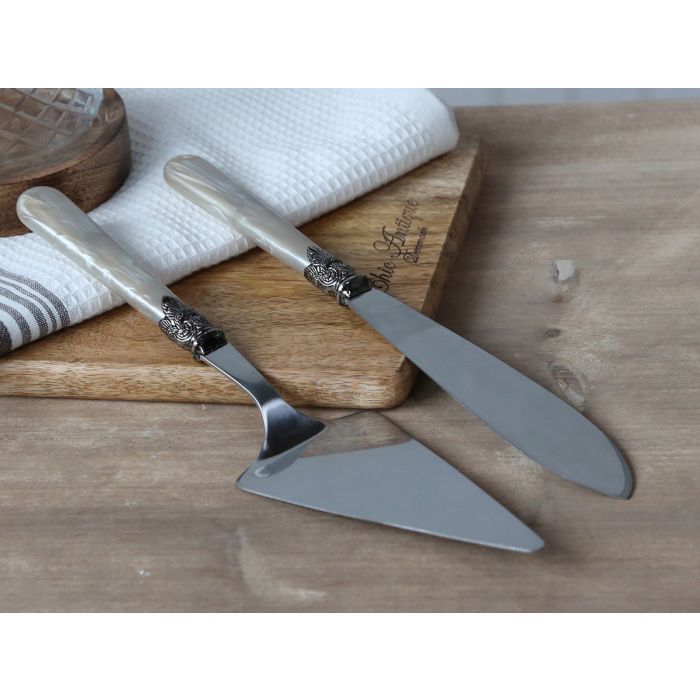 Linas Cake server & cake knife set of 2