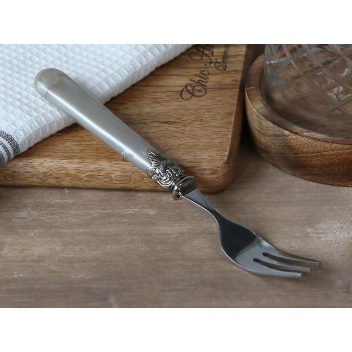 Linas Cake Fork w. silver deco  