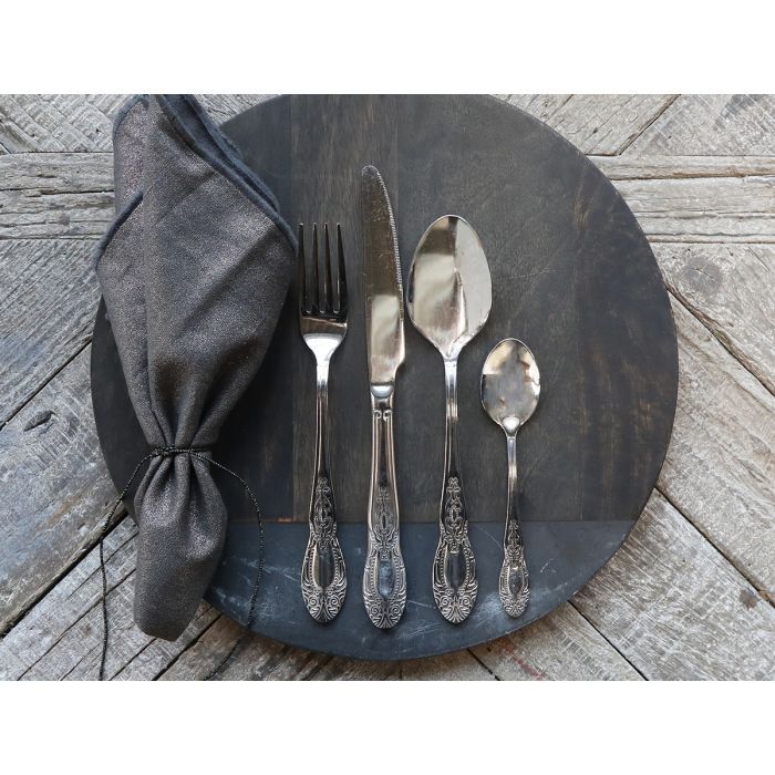 Cutlery w. decor set of 4