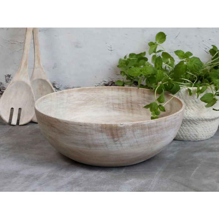 Laon Salad Bowl light mango wood