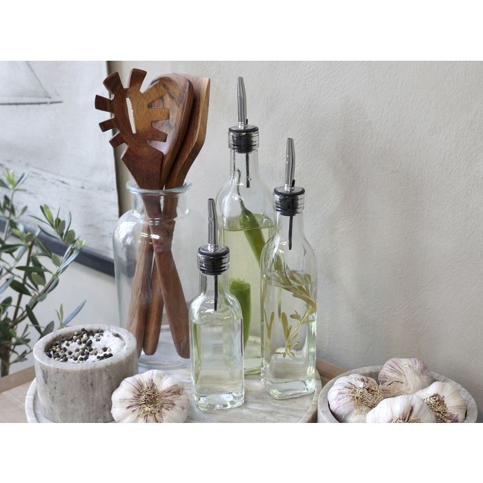 Oil Bottles w. dispenser set of 3