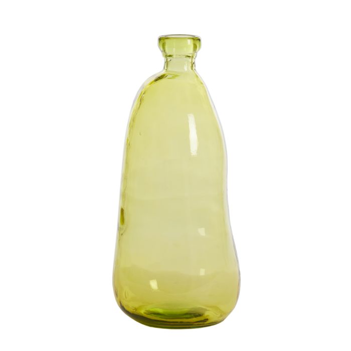 Vase Ø22x51 cm LIDO glass yellow