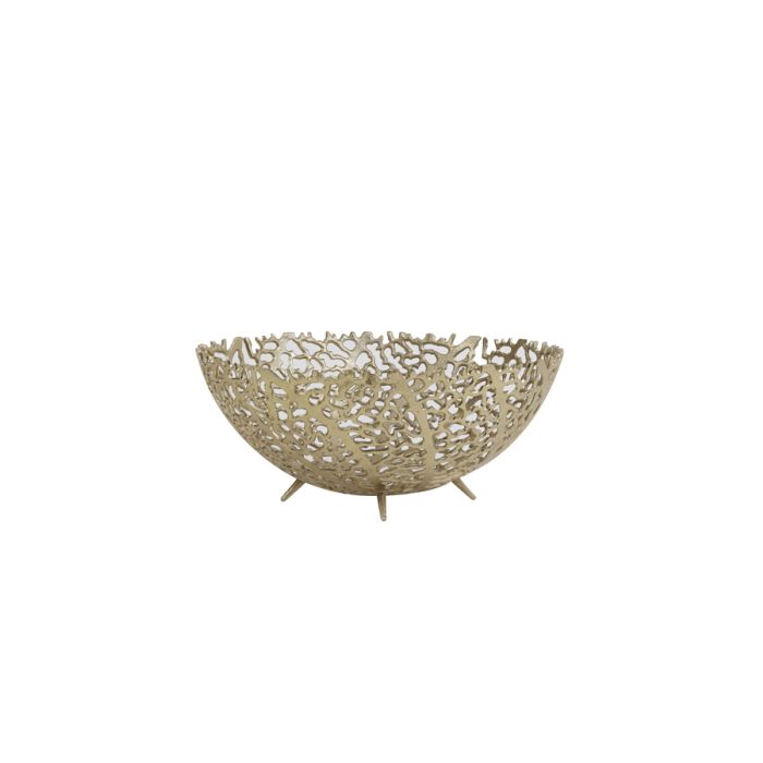 Bowl Ø35,5x14 cm GALAXA antique gold