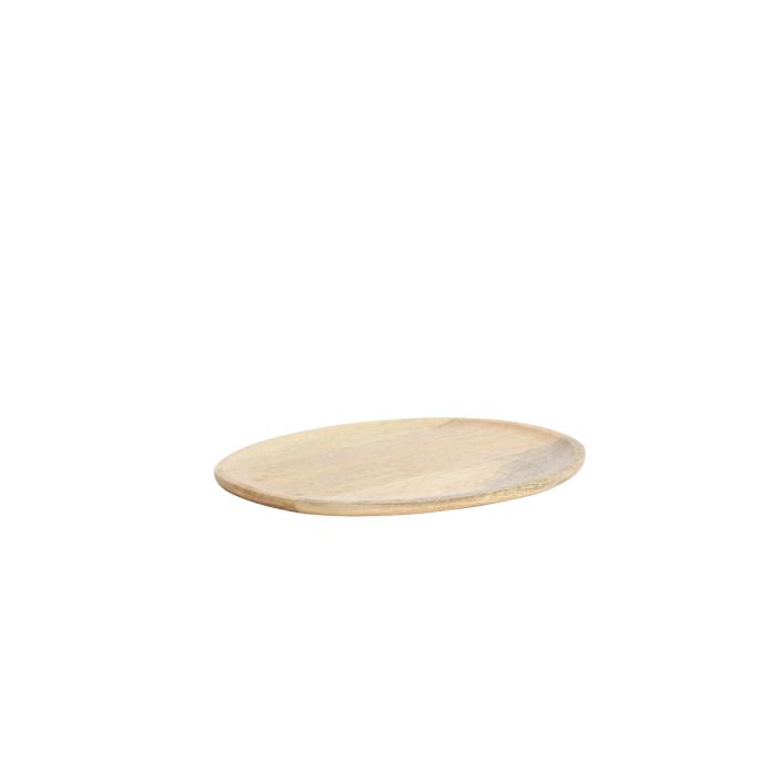Dish 25x22x1 cm CADALSO wood natural