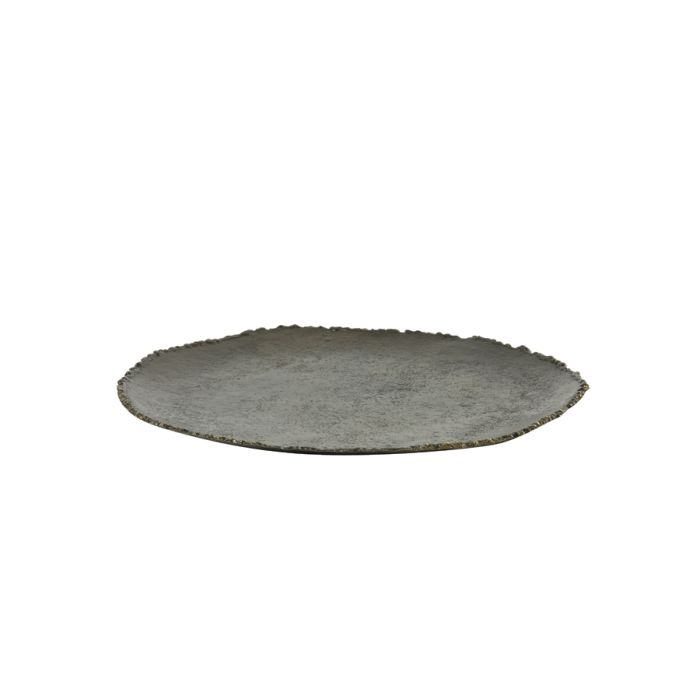 Dish 35x34x2 cm XIBOR antique bronze