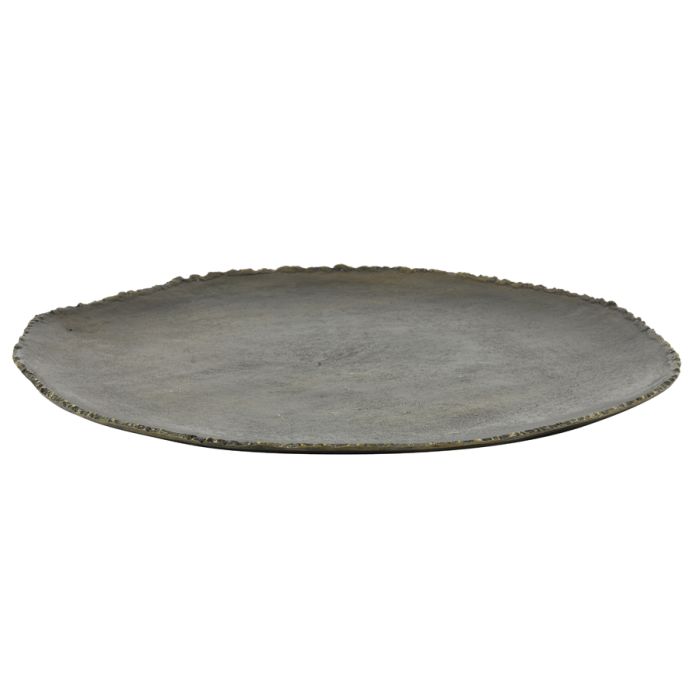 Dish 52x51x2,5 cm XIBOR antique bronze