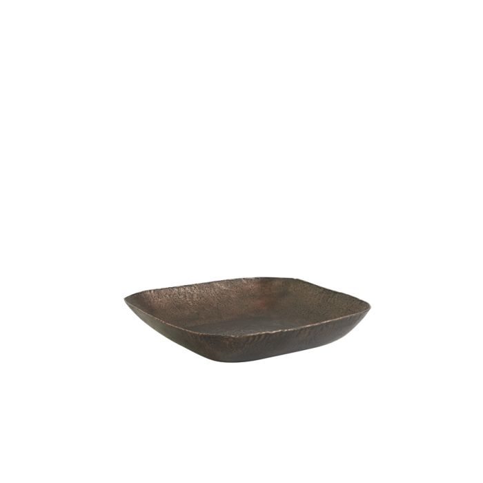 Bowl 40,5x40,5x9 cm NEVA antique copper