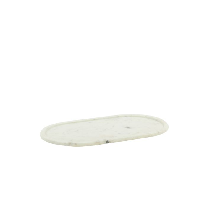 Dish 40x23x1,5 cm SAVIA marble white