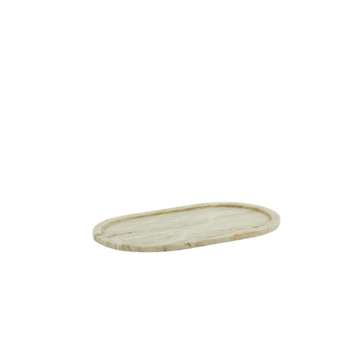 Dish 34x20x1,5 cm SAVIA marble brown