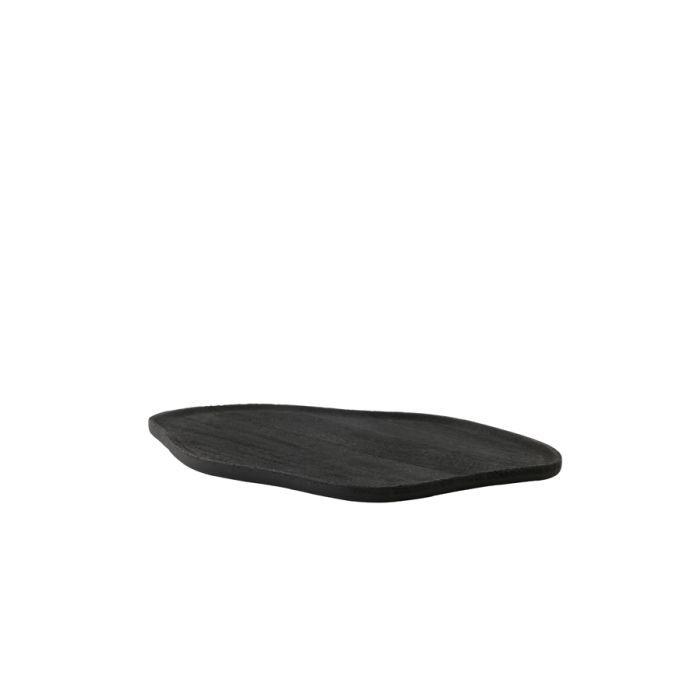 Dish 40x30x1,5 cm RONIA acacia wood matt black