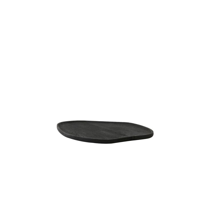 Dish 31,5x27x1,5 cm RONIA acacia wood matt black