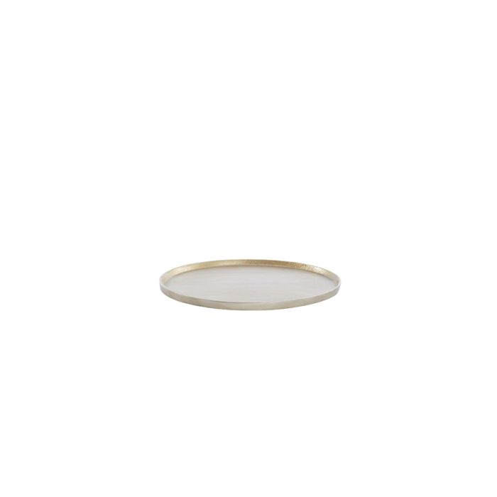 Dish Ø30x1,5 cm MAES light gold