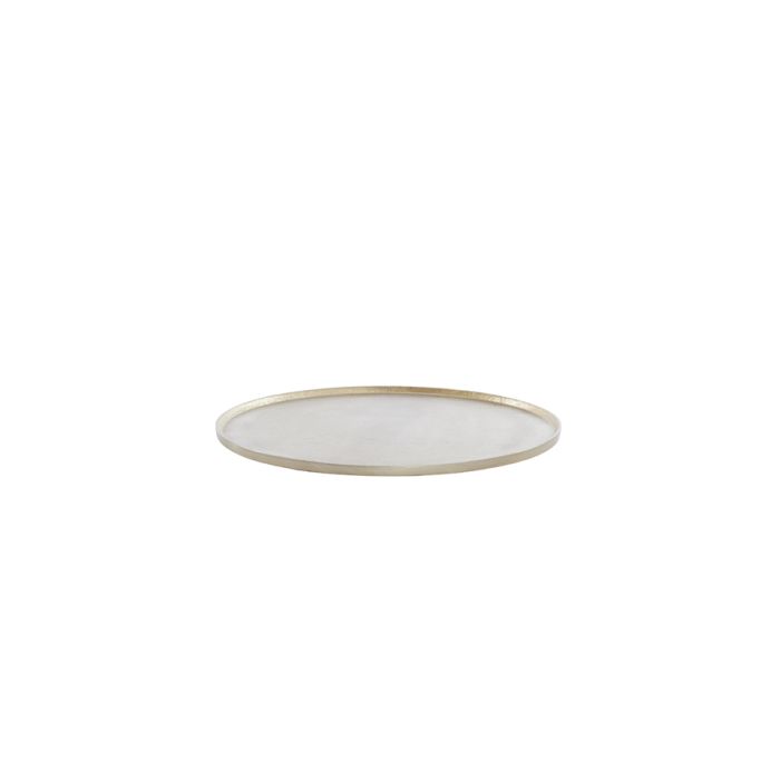 Dish Ø40x1,5 cm MAES light gold